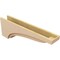 Ekena Millwork 6"W x 36"D x 12"H Thin Helena Rough Cedar Woodgrain TimberThane Corbel, Primed Tan CORUR06X36X12HELRCPR - alternate 6